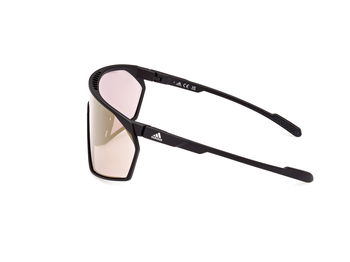 Das Bild zeigt die Bügel der Adidas Sport Sonnenbrille SP0073 in schwarz.